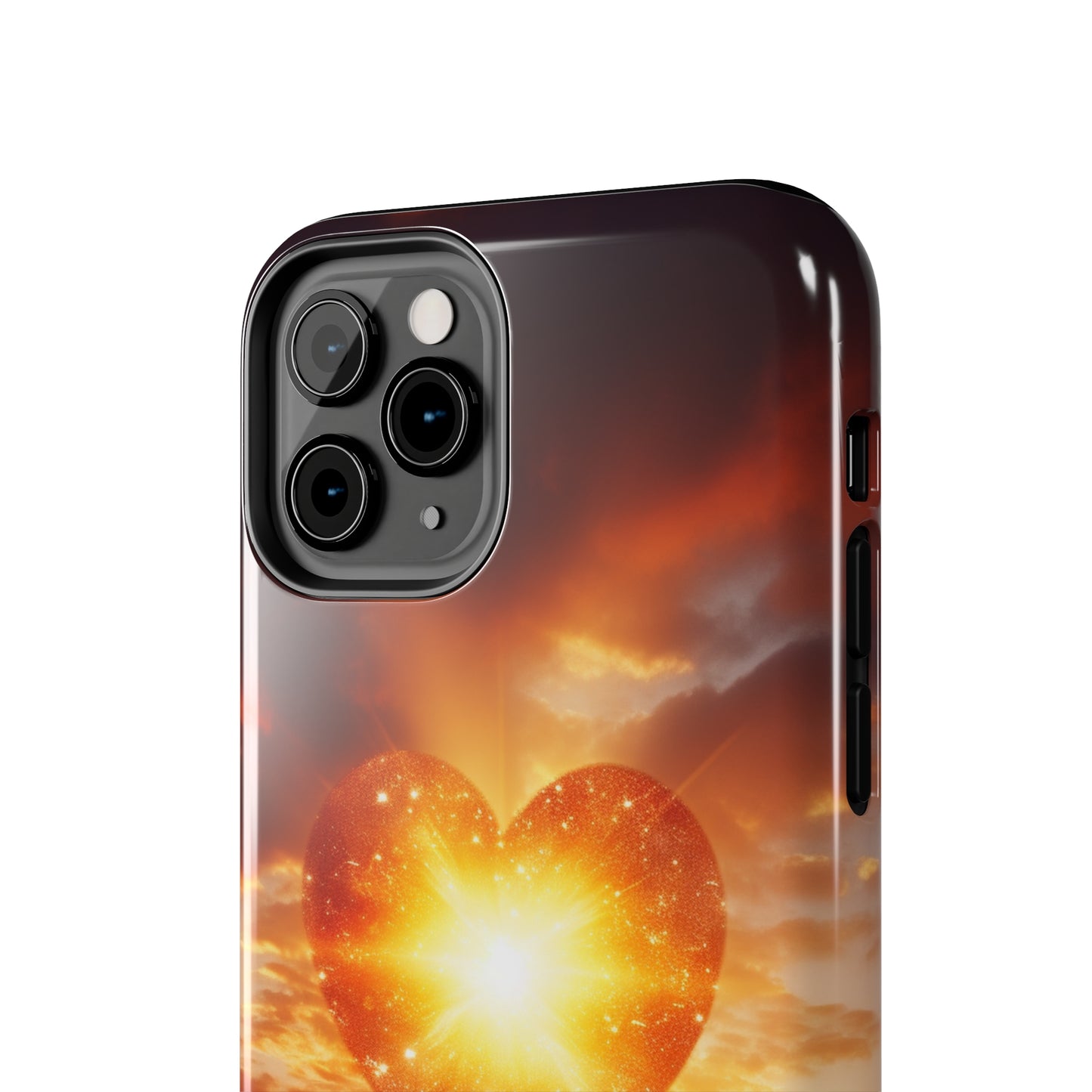 Introducing the "Sunlit Heart" Cell Phone Case – Embrace Love and Radiance -Tough Phone Cases