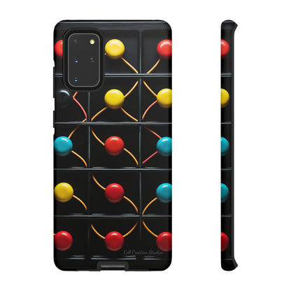 "Vibrant Spheres Fusion" -Tough Phone Cases