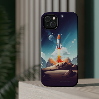 Introducing our "Galactic Odyssey" Cell Phone Case – Launch Your Device into Adventure -MagSafe Tough Cases