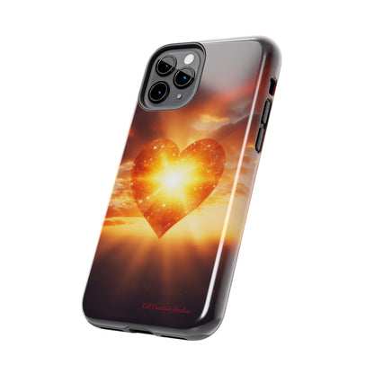 Introducing the "Sunlit Heart" Cell Phone Case – Embrace Love and Radiance -Tough Phone Cases