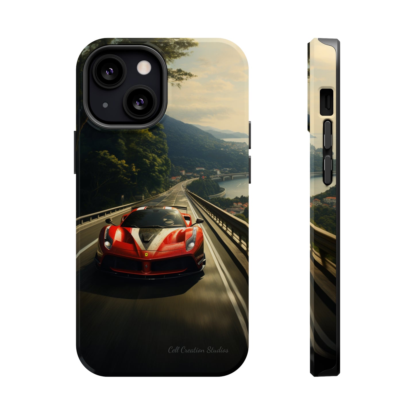 "Tropical Thrill Ferrari Edition" -MagSafe Tough iPhone Cases