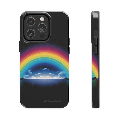 "Vibrant Skies: Rainbow Sunset" Cell Phone Case -Tough Phone Cases