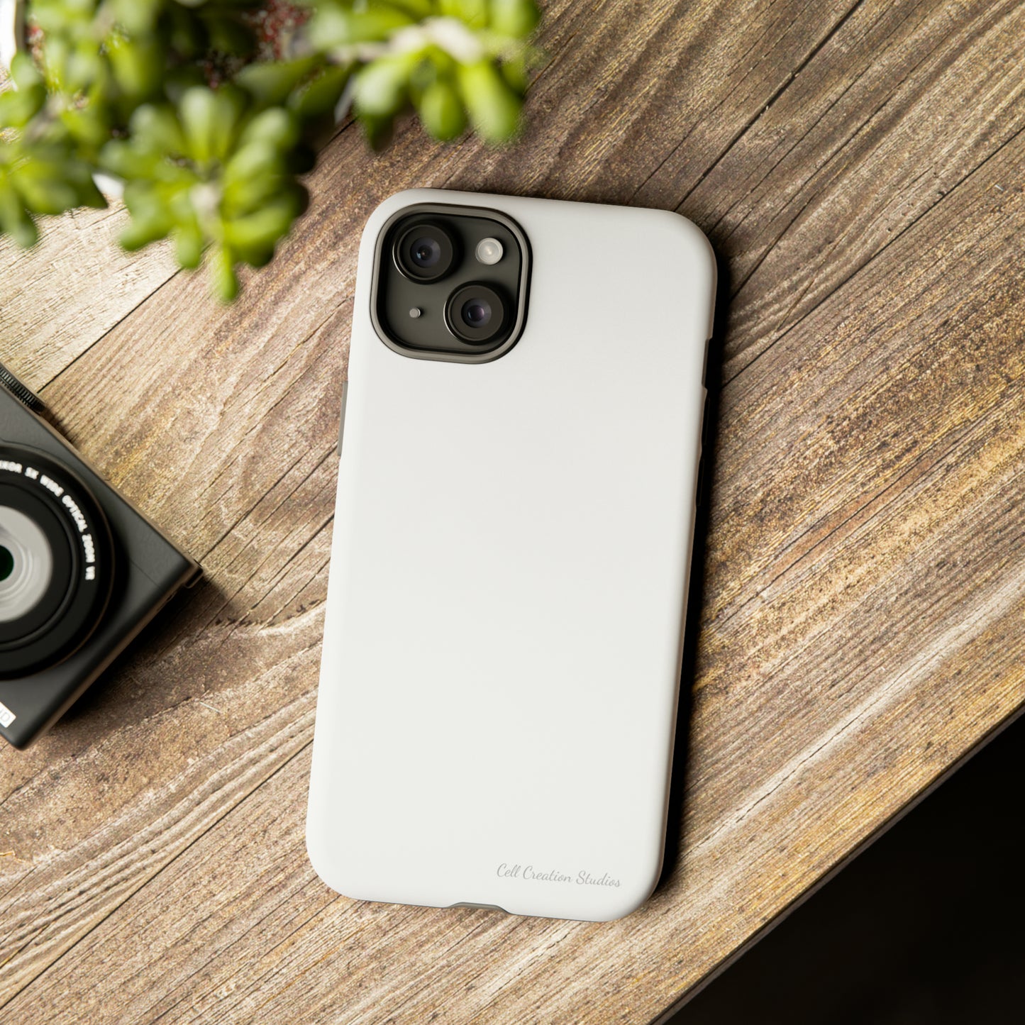 "Pure Elegance White" -Tough iPhone Cases