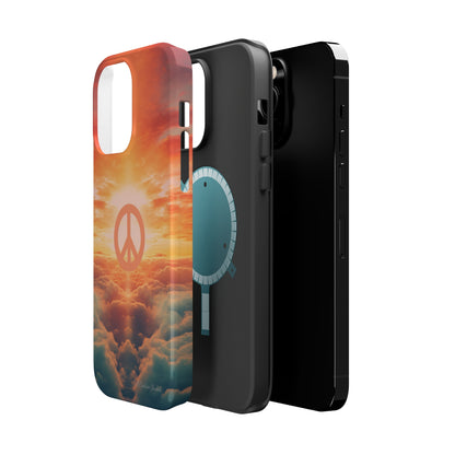 Introducing the "Sky Peace" Cell Phone Case – Carry Tranquility in Your Pocket -MagSafe Tough Cases