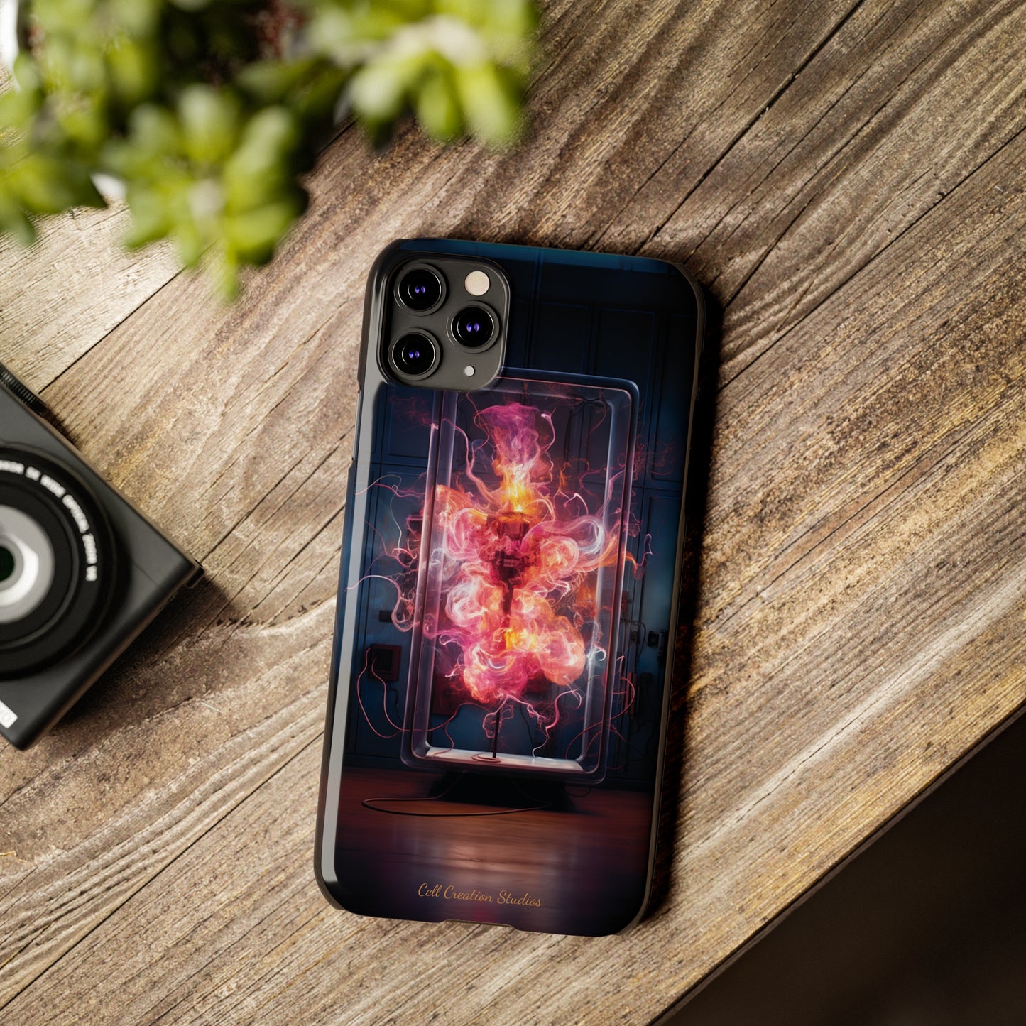 Introducing the "Ethereal Ember" Cell Phone Case – Capturing the Essence of Mystery -Slim Phone Cases