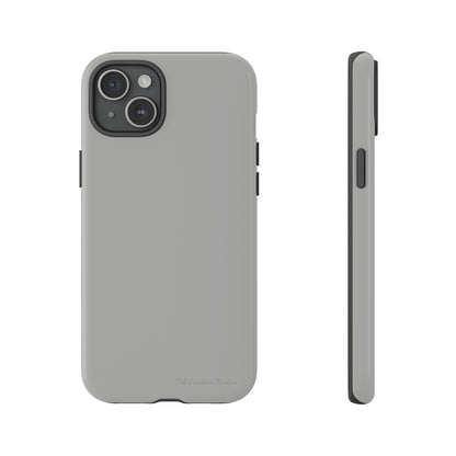 "Sleek Silver Essence" -Tough iPhone Cases