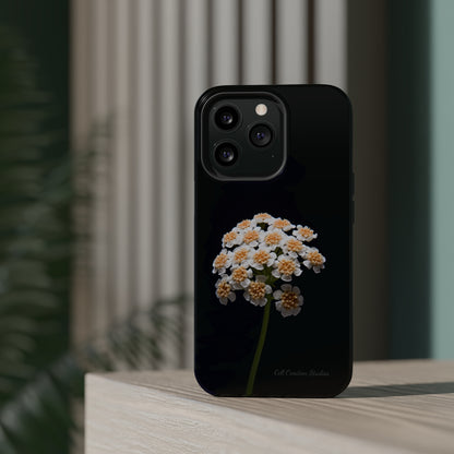 "Elegant Yarrow Bloom" Phone Case -MagSafe Tough Cases