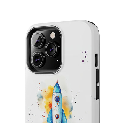 Introducing our "Cosmic Rocket" Cell Phone Case – Where Style Meets Adventure -Tough Phone Cases