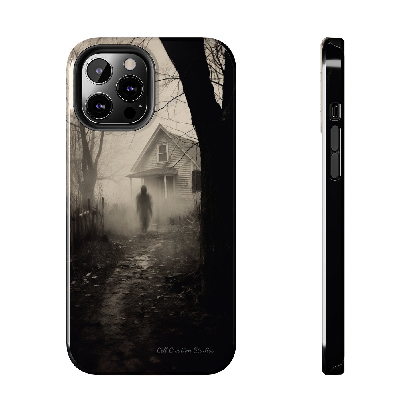 Introducing the "Ethereal Encounter" Cell Phone Case – Unveil the Mystery of the Ghostly Presence -Tough Phone Cases