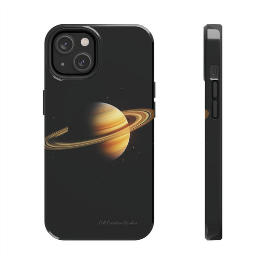 Introducing the "Saturn's Elegance" Cell Phone Case – A Cosmic Masterpiece -Tough Phone Cases