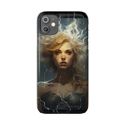 Introducing the "Electrifying Beauty" Cell Phone Case – Sparks of Style and Power -Slim Phone Cases