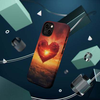 Introducing the "Sky-Heart Radiance" Cell Phone Case – Carry Love's Glow Everywhere You Go -MagSafe Tough Cases