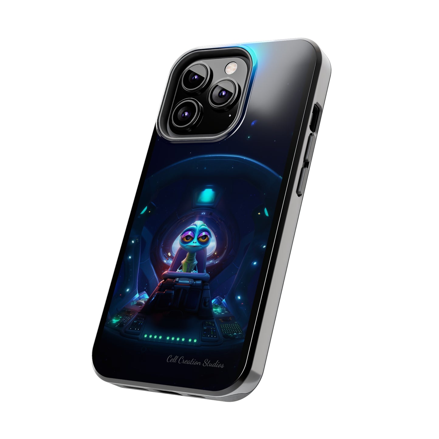 The "Cosmic Cruising Bored Alien" Phone Case-Tough Phone Cases