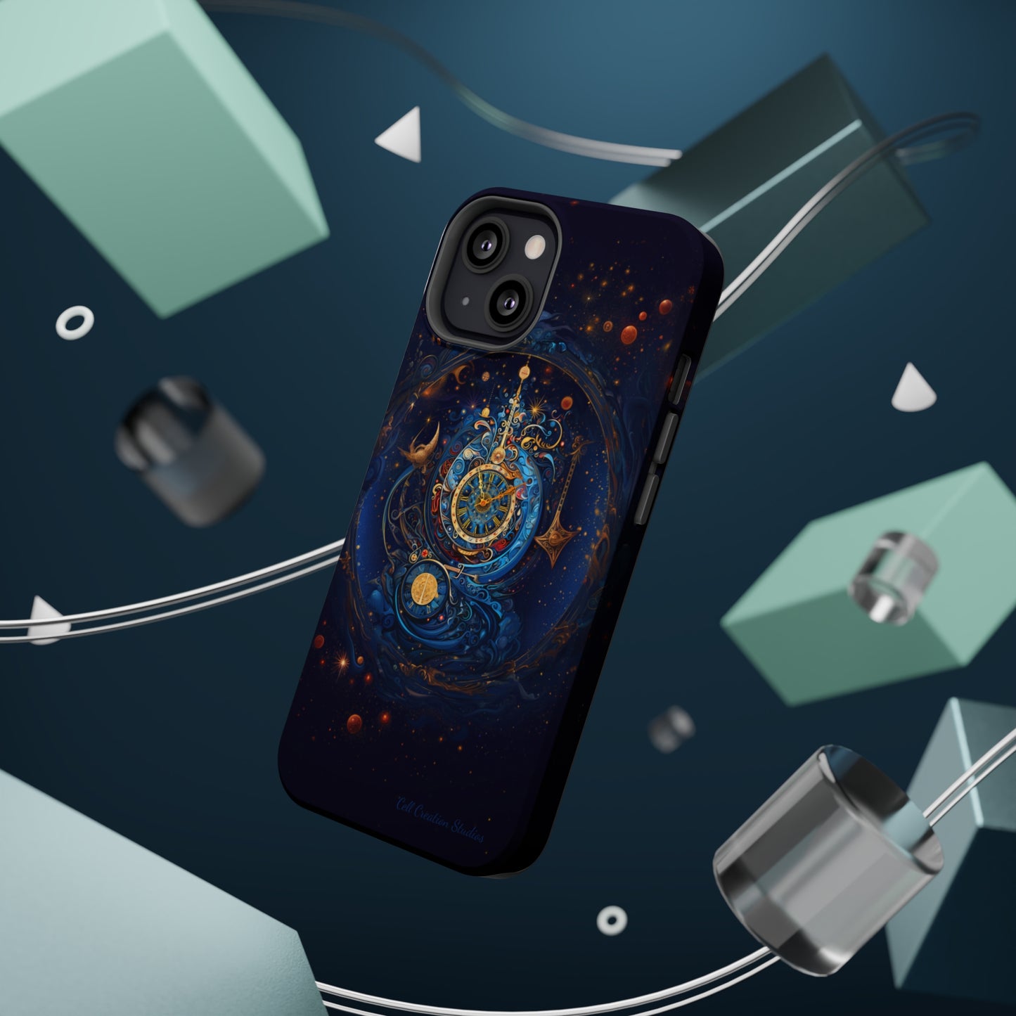 "Cosmic Clock Elegance" -MagSafe Tough iPhone Cases