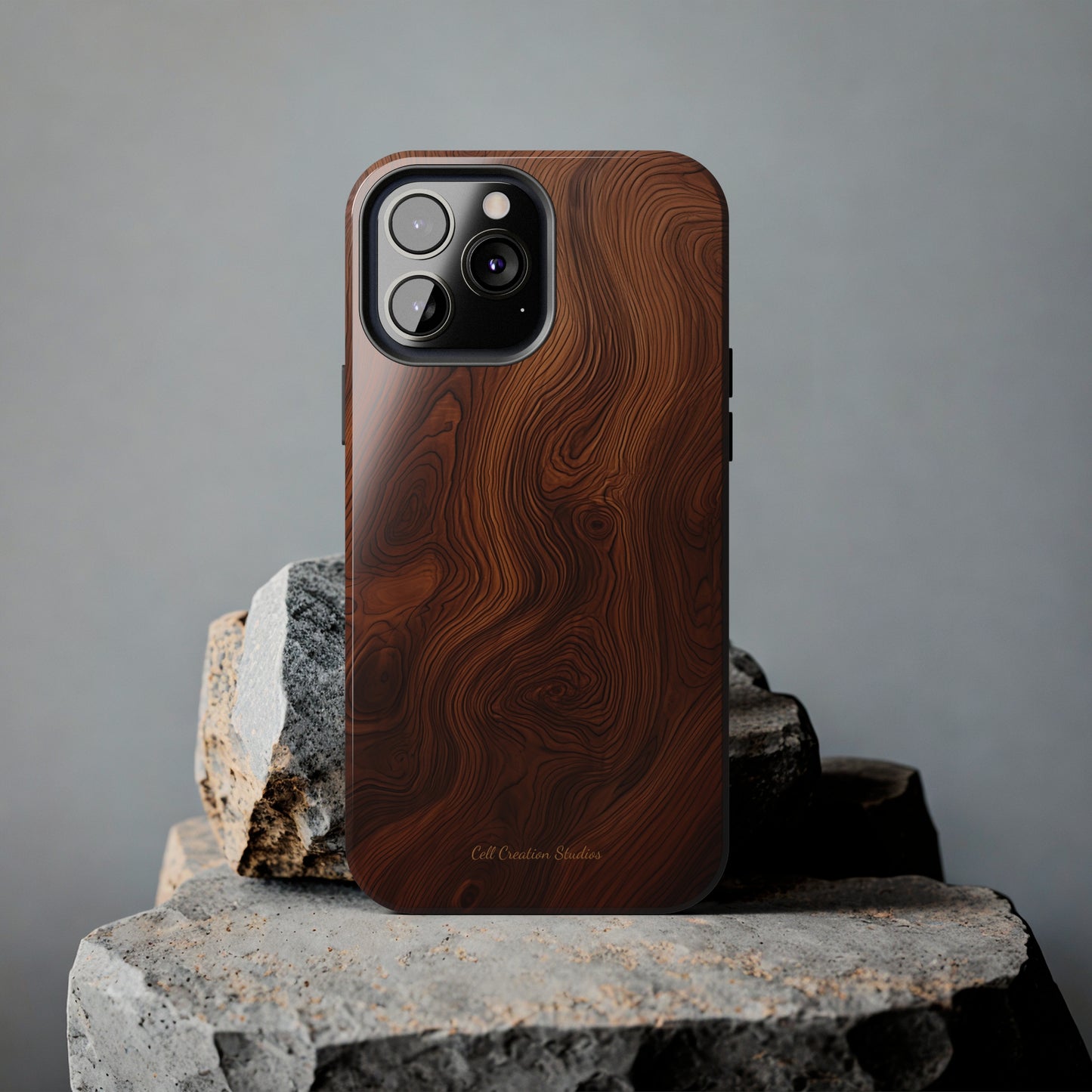 Introducing the "Natural Woodgrain" Cell Phone Case – Embrace Organic Beauty with Wood Pattern Design -Tough Phone Cases