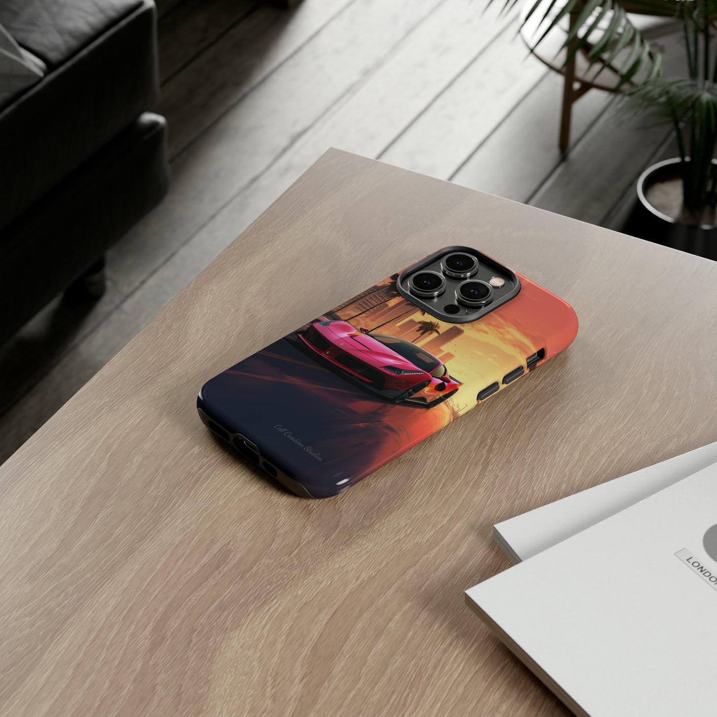 "Sunset Boulevard Ferrari Edition" -Tough iPhone Cases