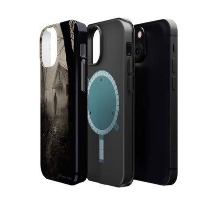 Introducing the "Ethereal Encounter" Cell Phone Case – Unveil the Mystery of the Ghostly Presence -MagSafe Tough Cases