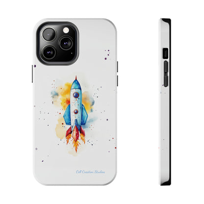 Introducing our "Cosmic Rocket" Cell Phone Case – Where Style Meets Adventure -Tough Phone Cases