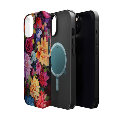 Introducing the "Blossom Beauty" Cell Phone Case – Elevate Your Style with Floral Charm -MagSafe Tough Cases