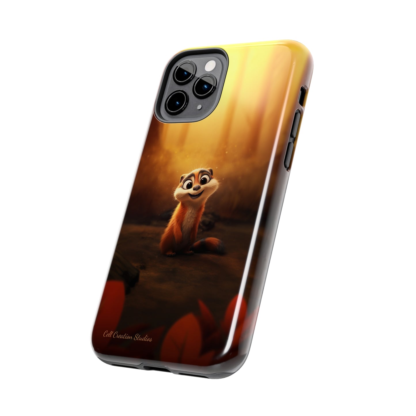 Introducing the "Woodland Chipmunk" Cell Phone Case – Embrace Natural Playfulness with Every Glance-Tough Phone Cases