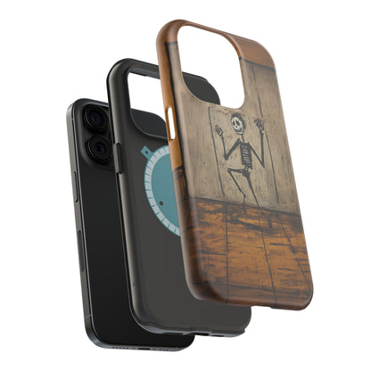 "Groovy Bones Skeleton" -MagSafe Tough iPhone Cases