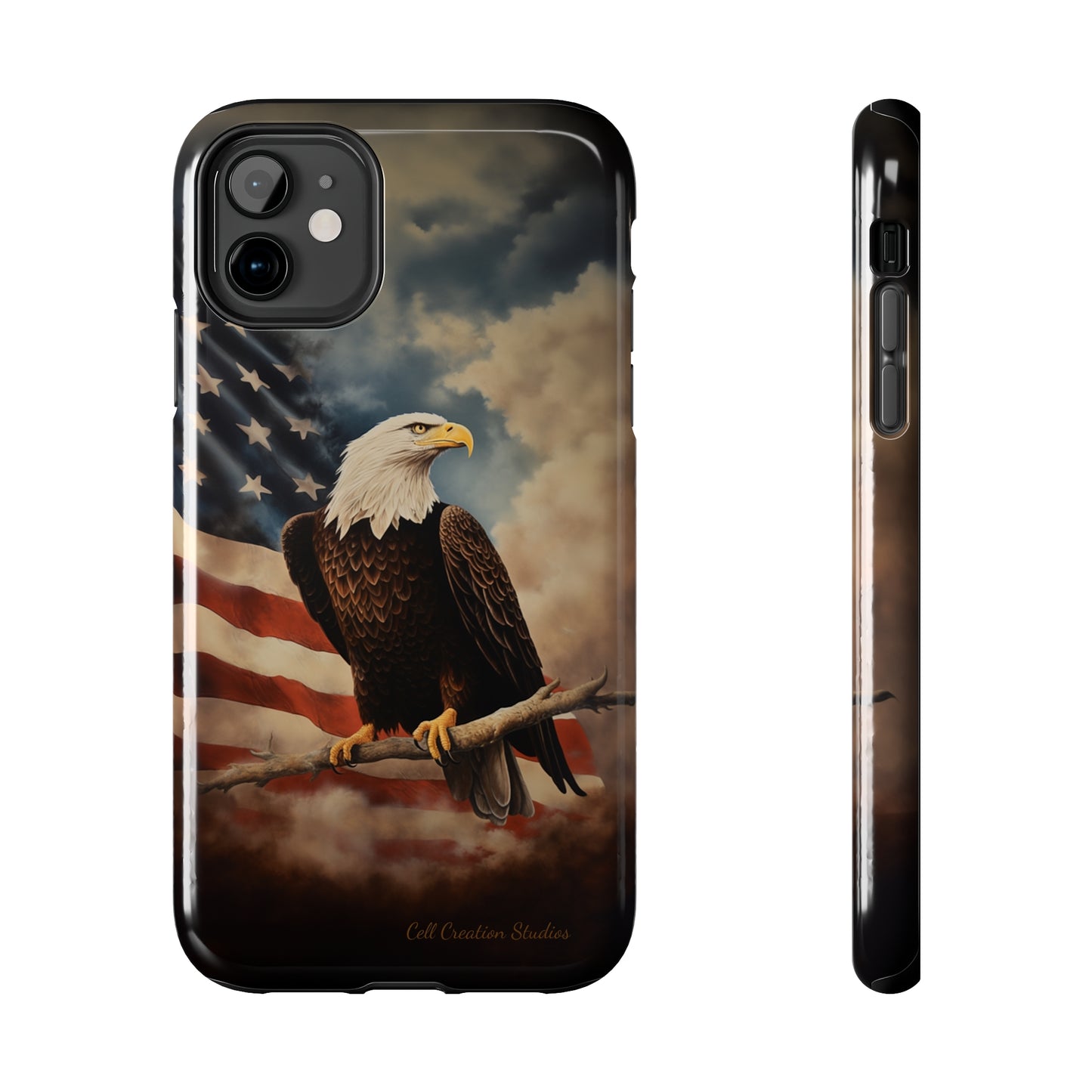 Introducing the "Eagle's Majesty" Cell Phone Case – Soar with American Pride -Tough Phone Cases