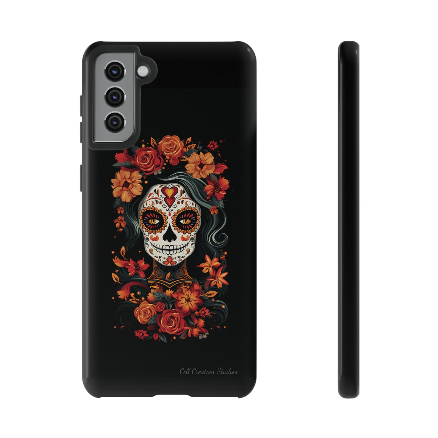 Introducing the "Day of the Dead Fiesta" Cell Phone Case – Celebrate Life in Style -Tough Cases