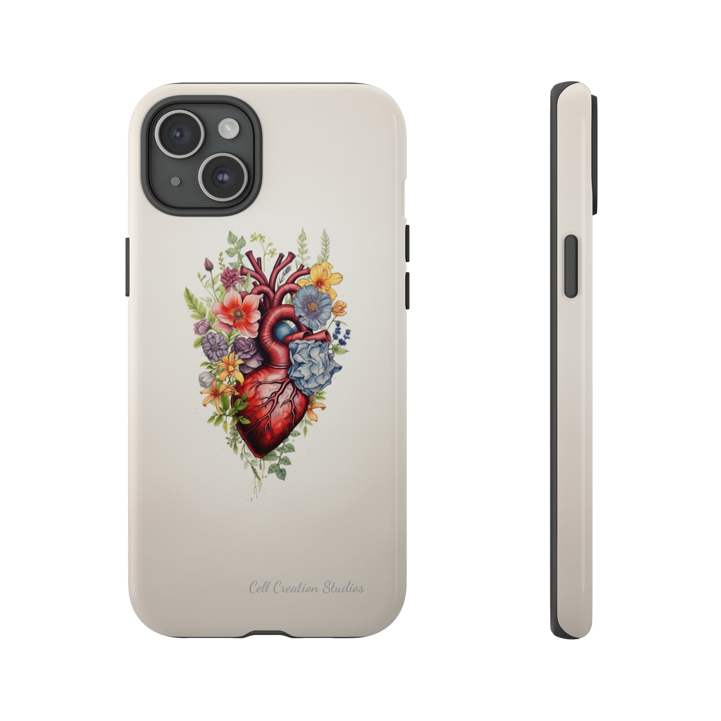 "Blooming Hearts" -Tough iPhone Cases