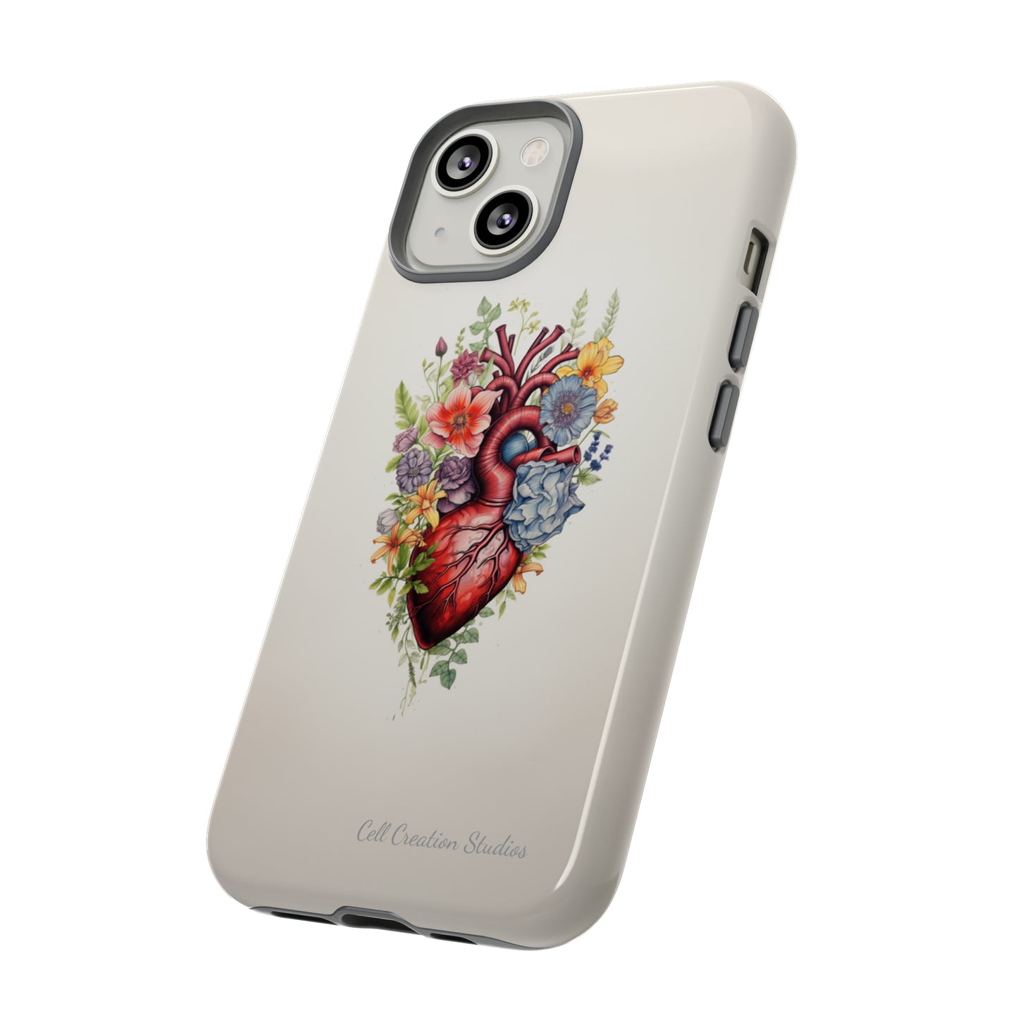 "Blooming Hearts" -Tough iPhone Cases