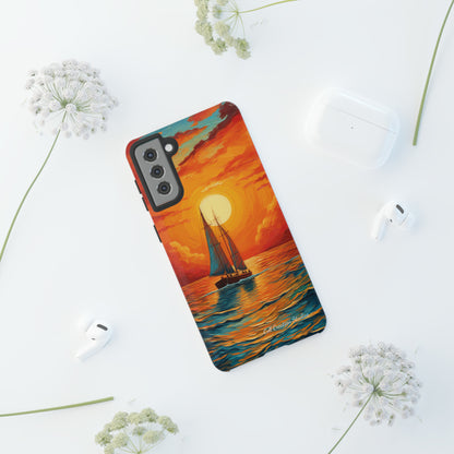 "Sailboat Sunset" - Tough Samsung Cases