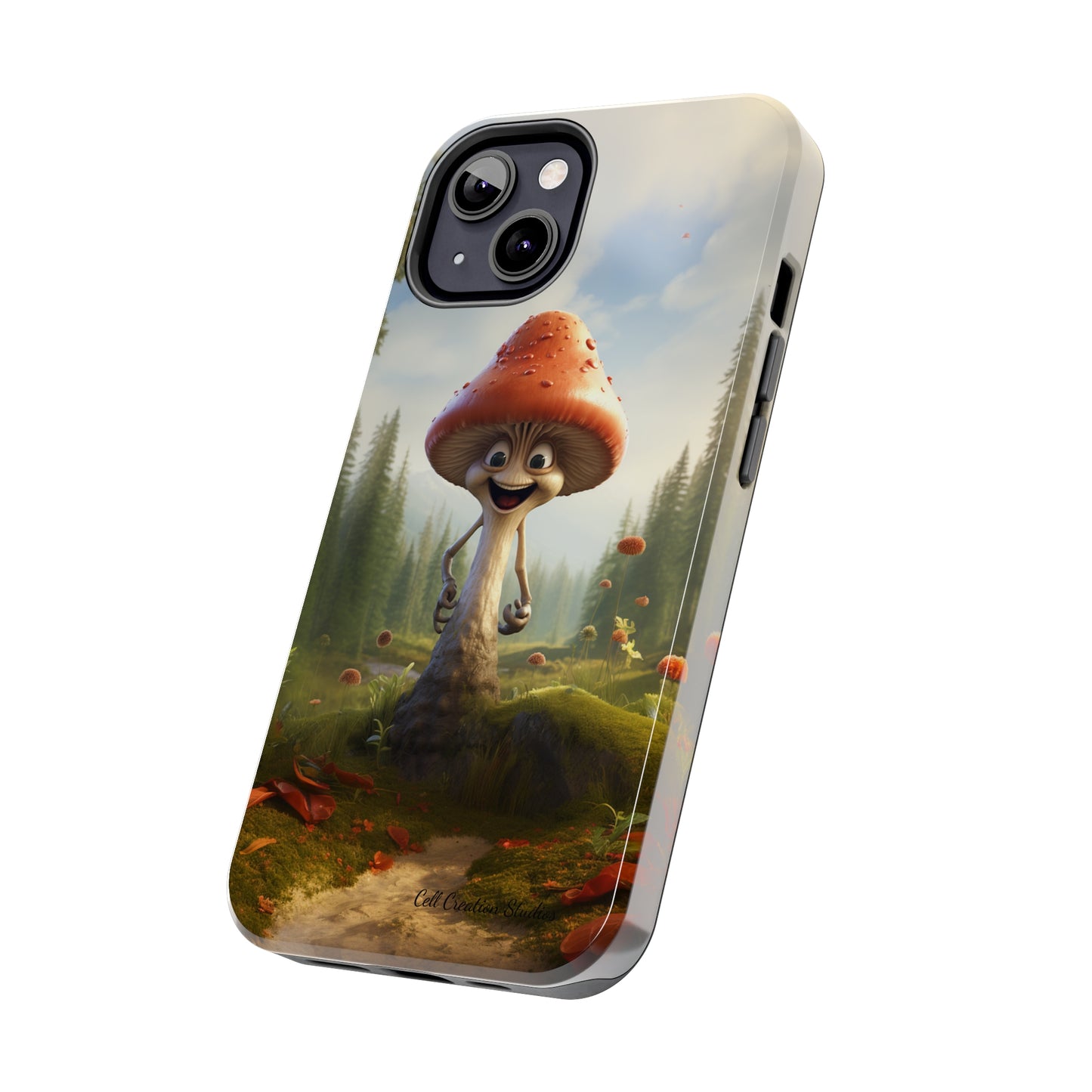 Introducing the "Smiling Mushroom" Cell Phone Case – Spread Joy with Every Glance! -Tough Phone Cases