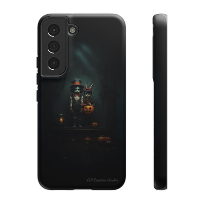 Introducing the "Haunted Halloween Kids" Cell Phone Case – A Glimpse into Spooky Wonder -Tough Cases