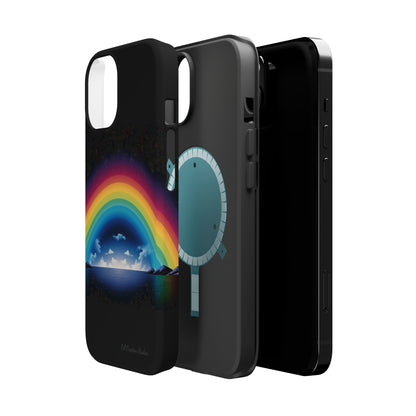 "Vibrant Skies: Rainbow Sunset" Cell Phone Case -MagSafe Tough Cases