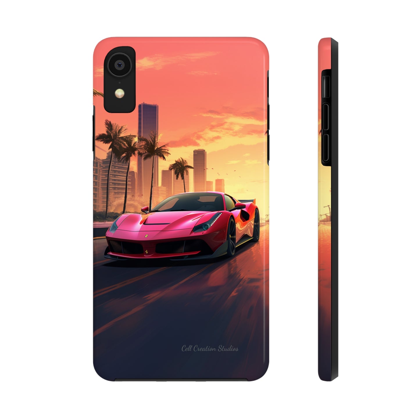 "Sunset Boulevard Ferrari Edition" -Tough iPhone Cases