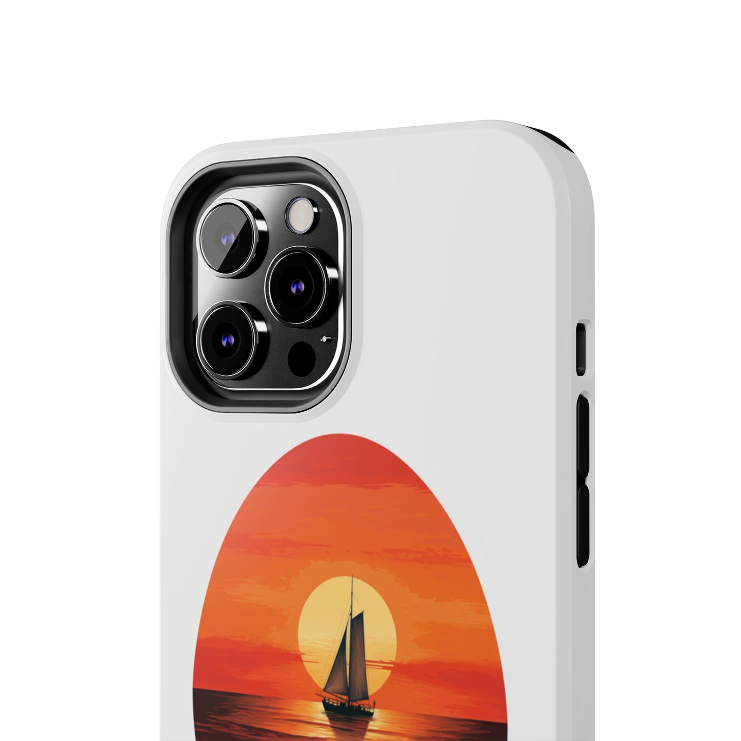 "Sailboat Sunset Serenity" -Tough iPhone Cases