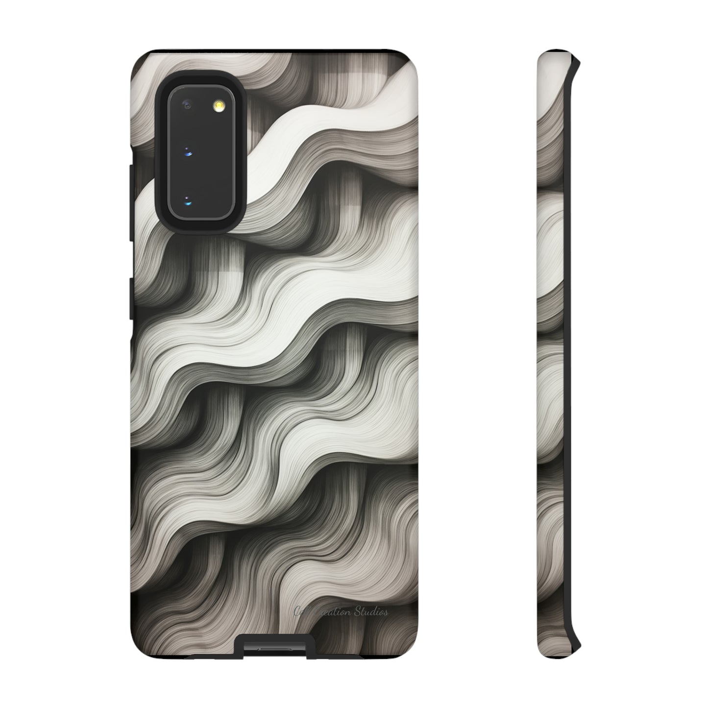 The "Geometric Waves" Cell Phone Case -Tough Cases