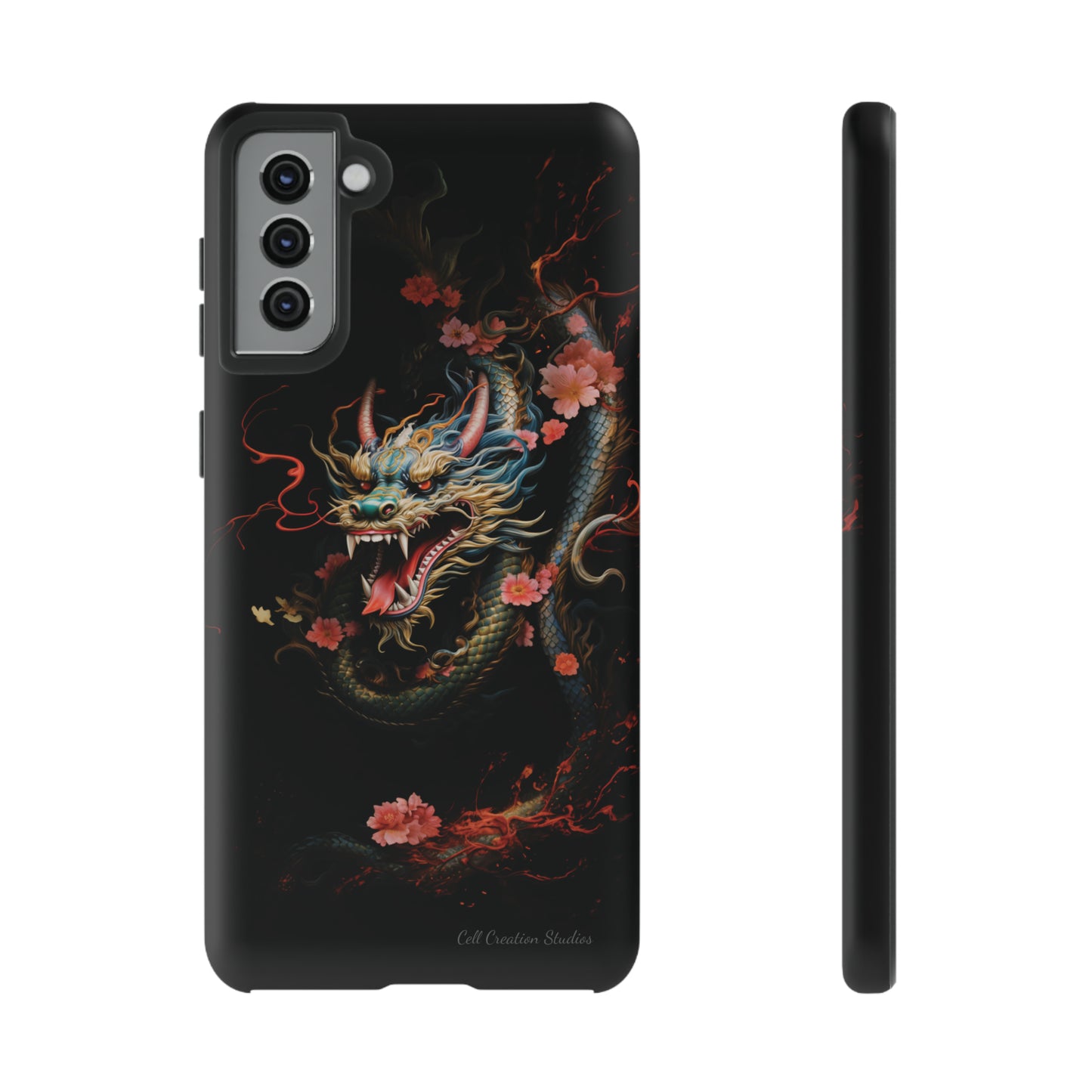 Introducing the "Mystical Japanese Dragon" Cell Phone Case – Unleash the Dragon's Power -Tough Cases