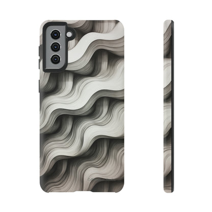 The "Geometric Waves" Cell Phone Case -Tough Cases