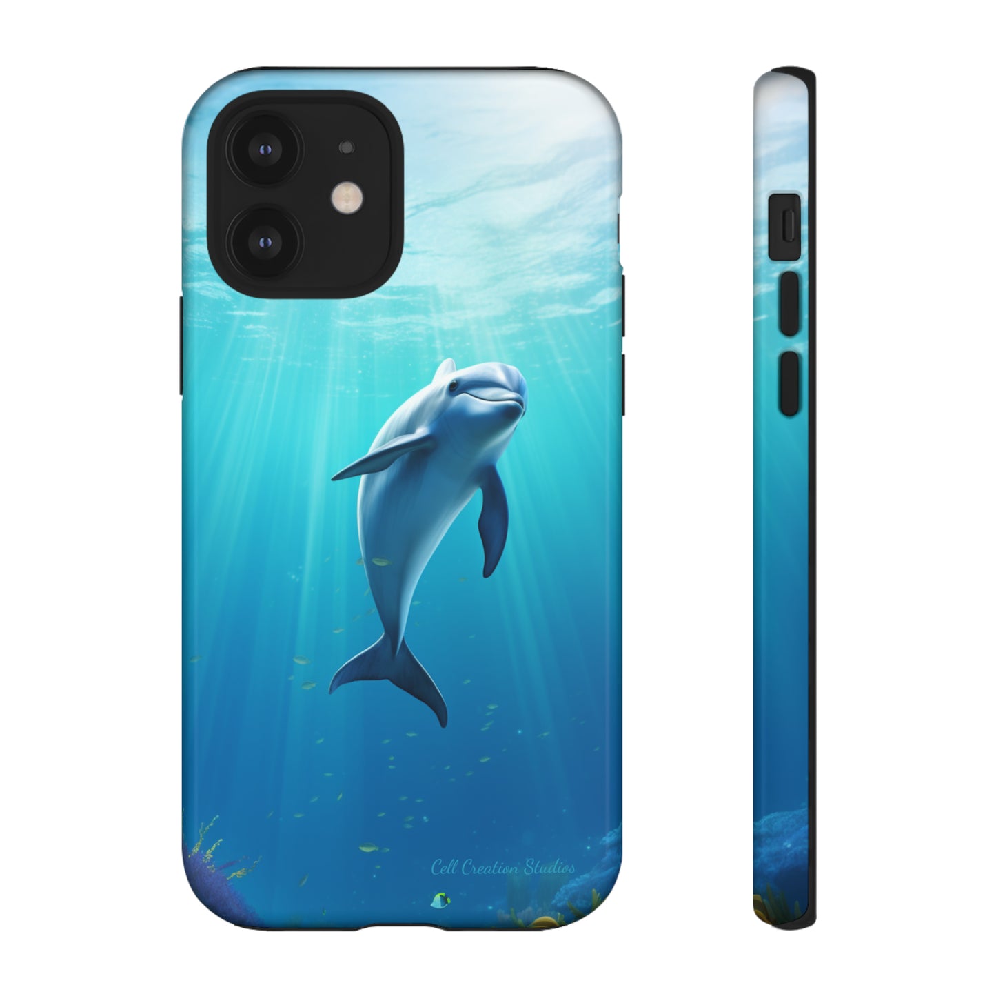 The "Dolphin Serenity" -Tough iPhone Cases