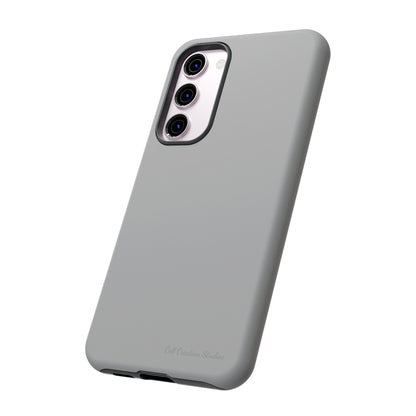 "Sleek Silver Essence" -Tough Samsung Phone Cases