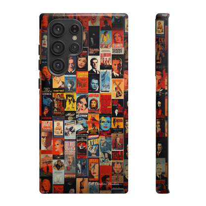 Introducing the "Vintage Movie Poster Collage" Cell Phone Case – Timeless Hollywood Charm -Tough Cases