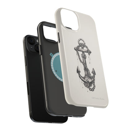 "Nautical Elegance Anchor" -MagSafe Tough iPhone Cases