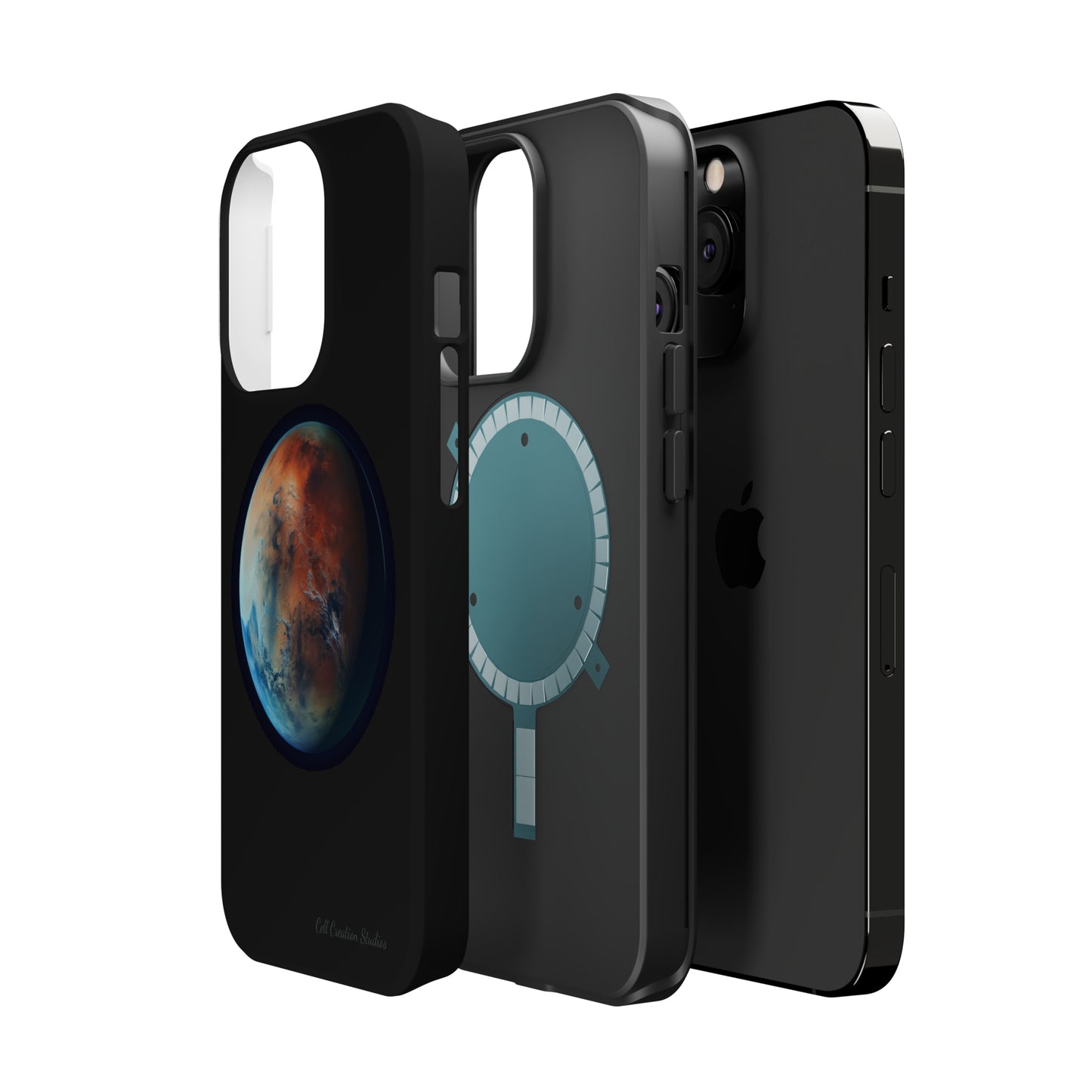 Introducing the "Mars Marvel" Cell Phone Case – Explore the Red Planet -MagSafe Tough Cases