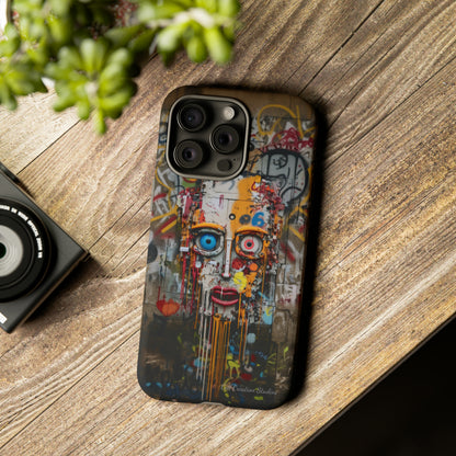 "Urban Graffiti Face" -Tough Phone Cases