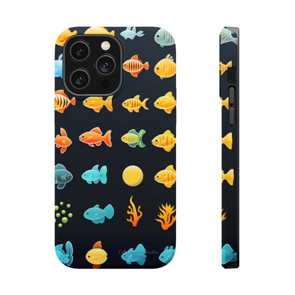 "AquaArt Fish" -MagSafe Tough Phone Cases