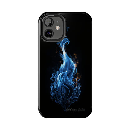 "Blue Flame" Phone Case: Ignite Your Style with Fiery Elegance -Tough Phone Cases