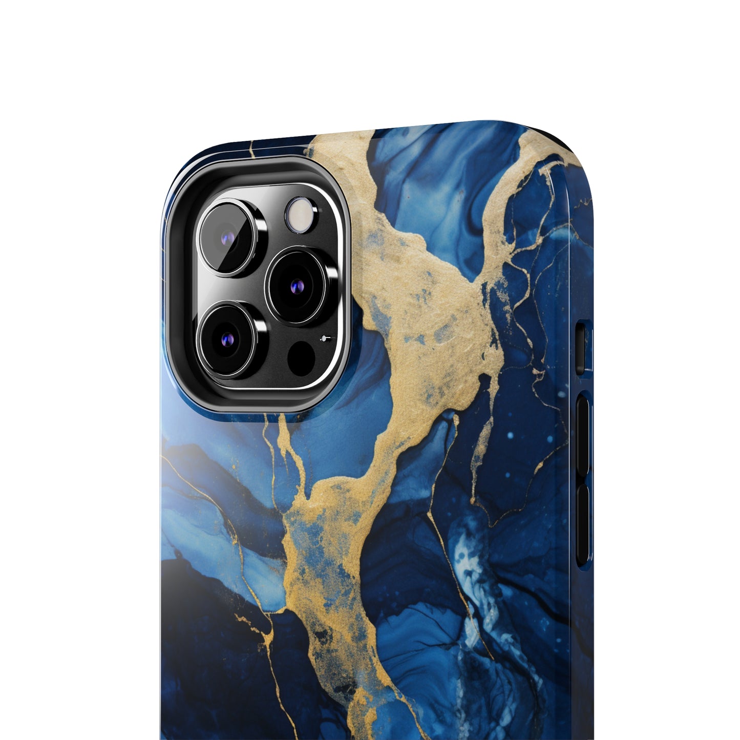 "Azure Elegance Marble" -Tough iPhone Cases