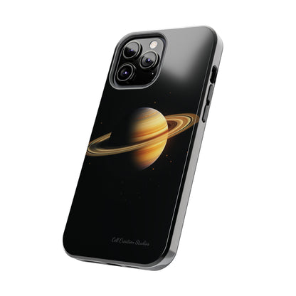 Introducing the "Saturn's Elegance" Cell Phone Case – A Cosmic Masterpiece -Tough Phone Cases