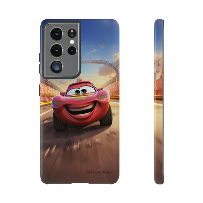 The "Smiling Red Racer" Phone Case -Tough Cases