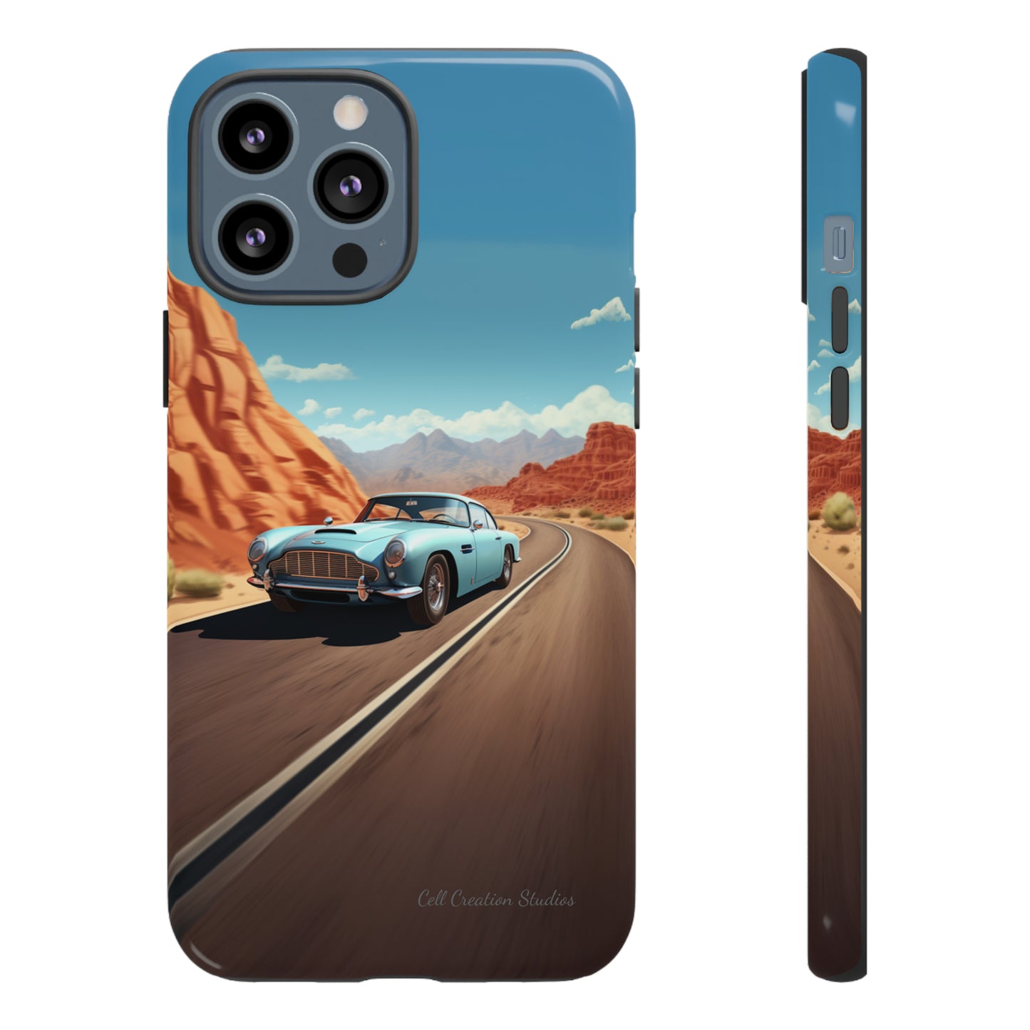 "Silver Racing Legend" -Tough iPhone Cases